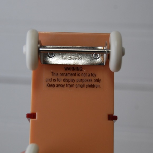 Vintage Radio Flyer ornament Miniature Classic Little Red Wagon Ribbon Pull - Picture 5 of 7